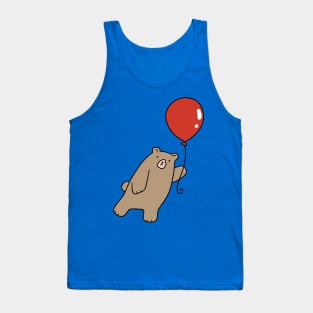 Red Balloon Grizzly Bear Tank Top